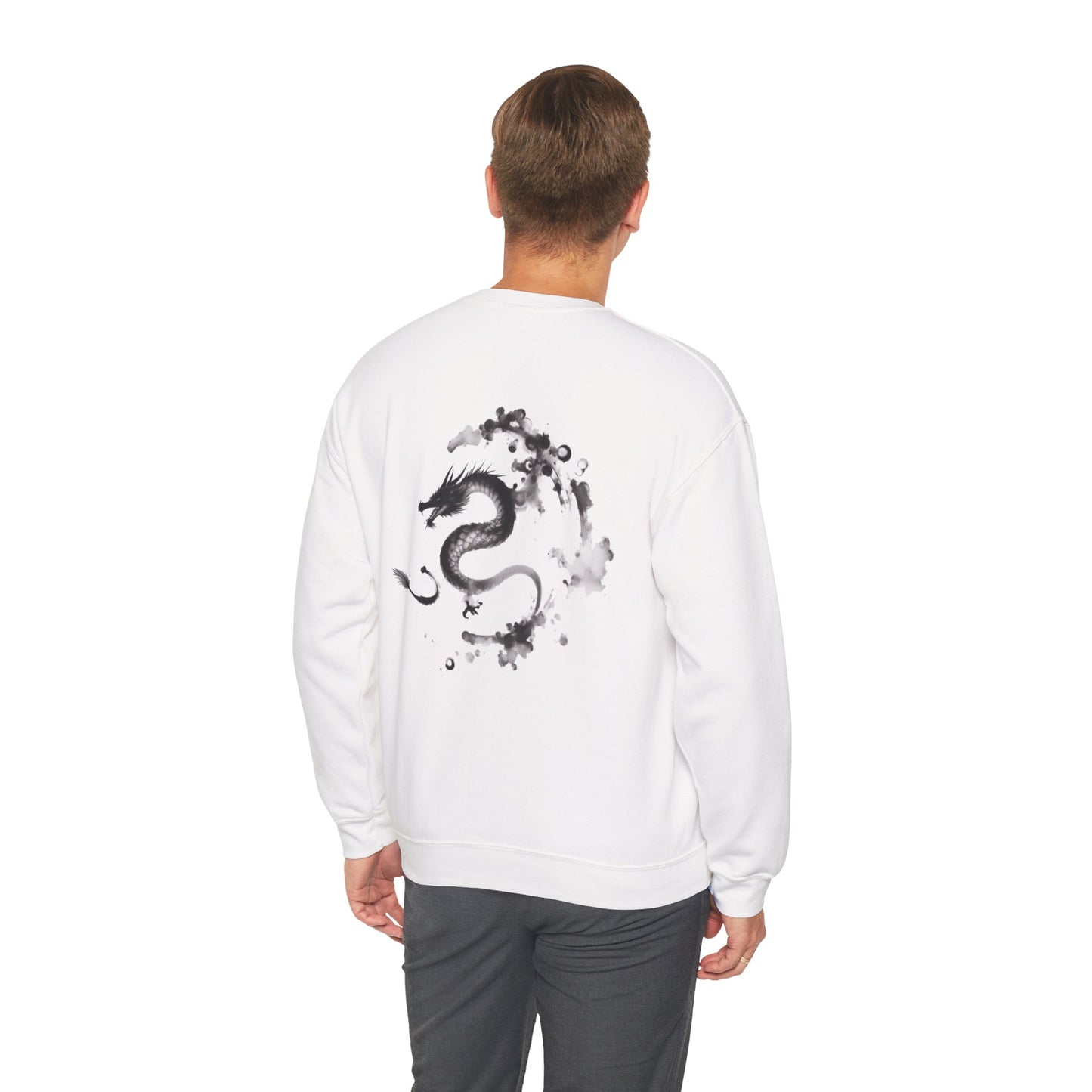 Dragon Ink Drawn Unisex Sweatshirt - Luwen Collection