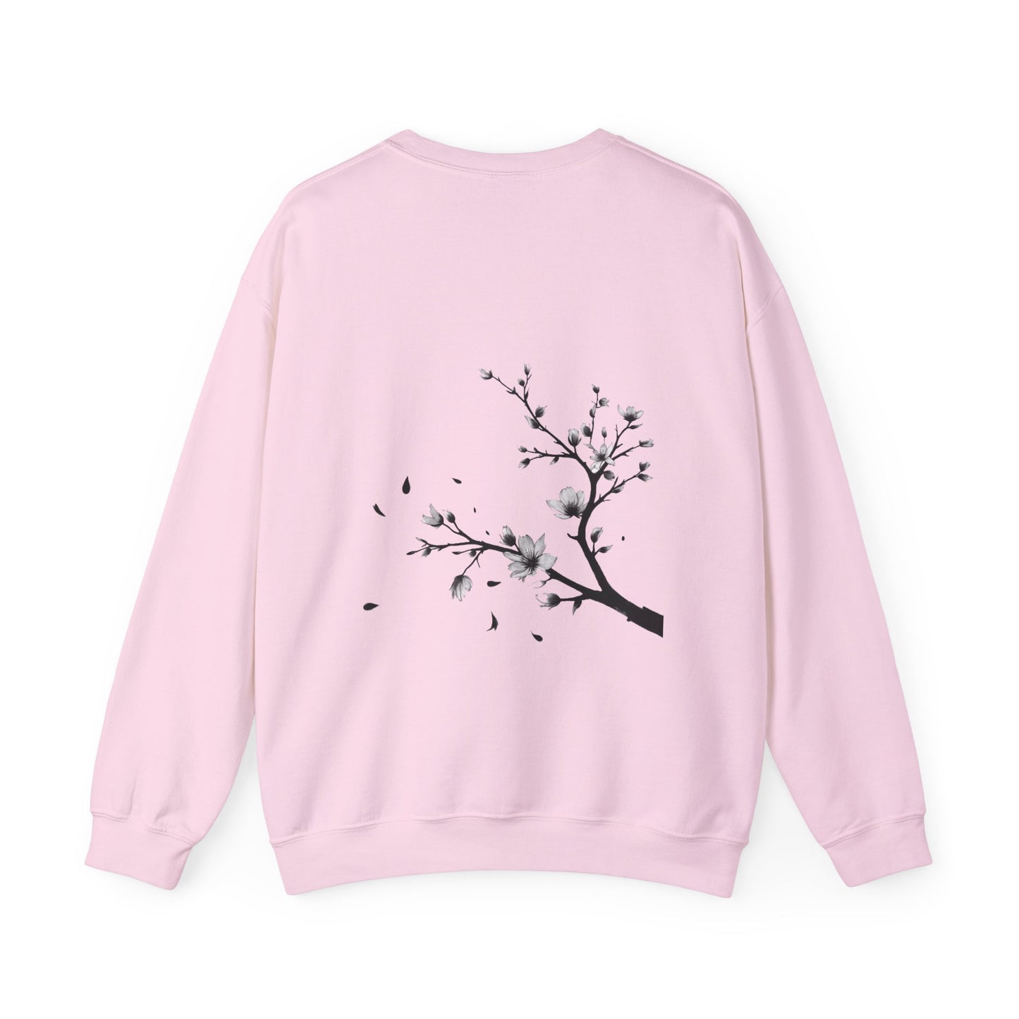 Plum Blossom Ink Drawn Unisex Sweatshirt - Luwen Collection