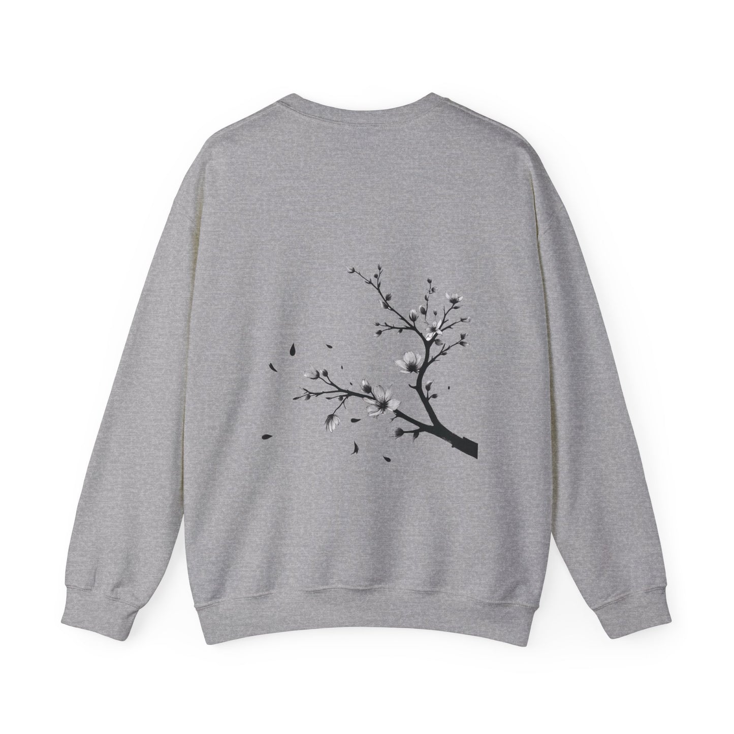 Plum Blossom Ink Drawn Unisex Sweatshirt - Luwen Collection